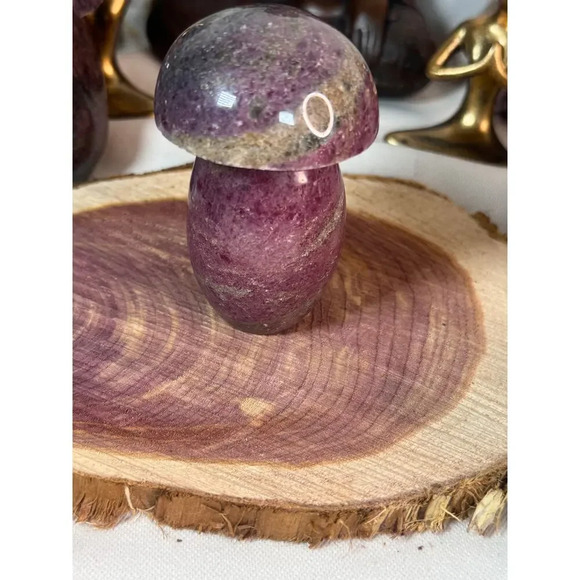 Rhodonite Mushroom - Picture 2 of 2